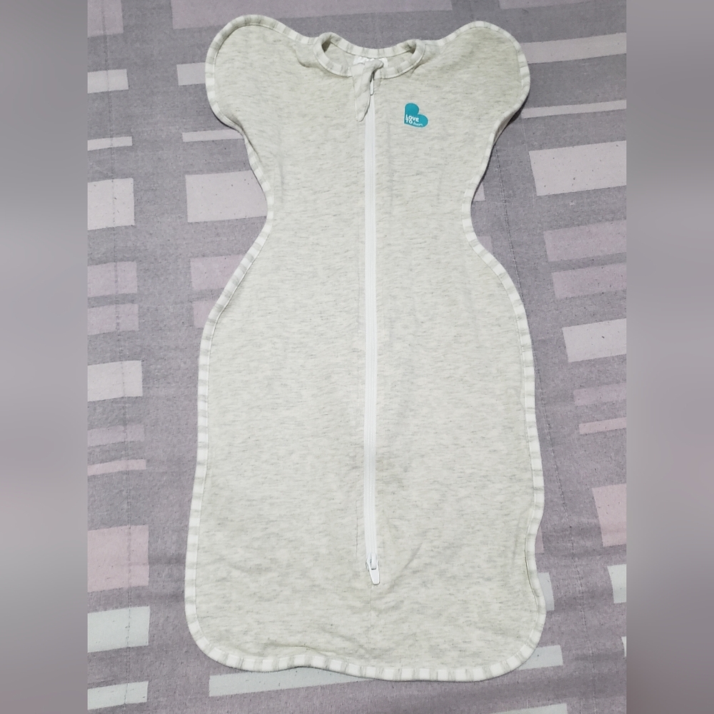 Love to Dream Gray/White Swaddle Sleep Sack Bundle
